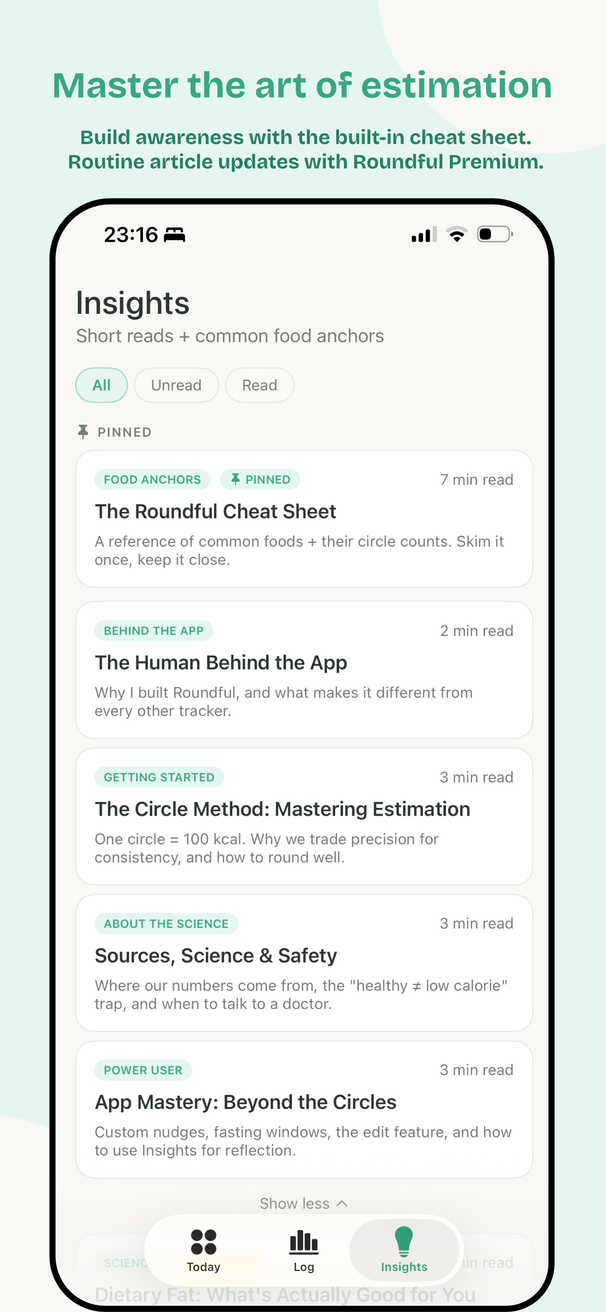 Roundful app screen 5